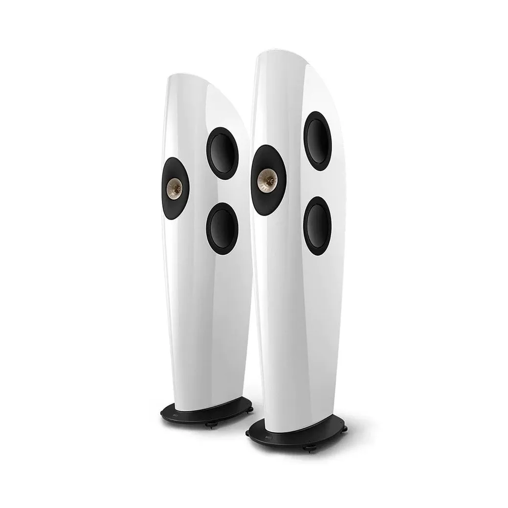 Напольная акустическая система KEF Blade One Meta Arctic White Champagne – цена, описание и отзывы — фото