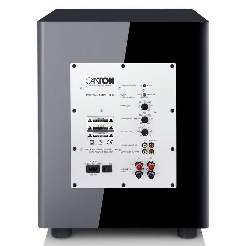  CANTON Townus Sub 12 High Gloss Black – цена, описание и отзывы — фото