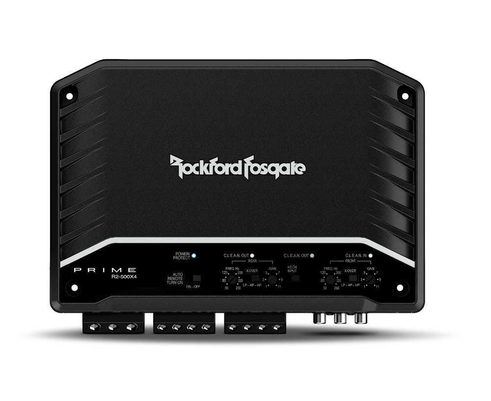 4-канальный усилитель Rockford Fosgate R2-500X4 – цена, описание и отзывы — фото