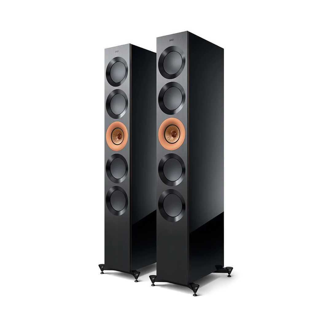 Напольная акустическая система KEF Reference 5 Meta High Gloss Black Copper – цена, описание и отзывы — фото