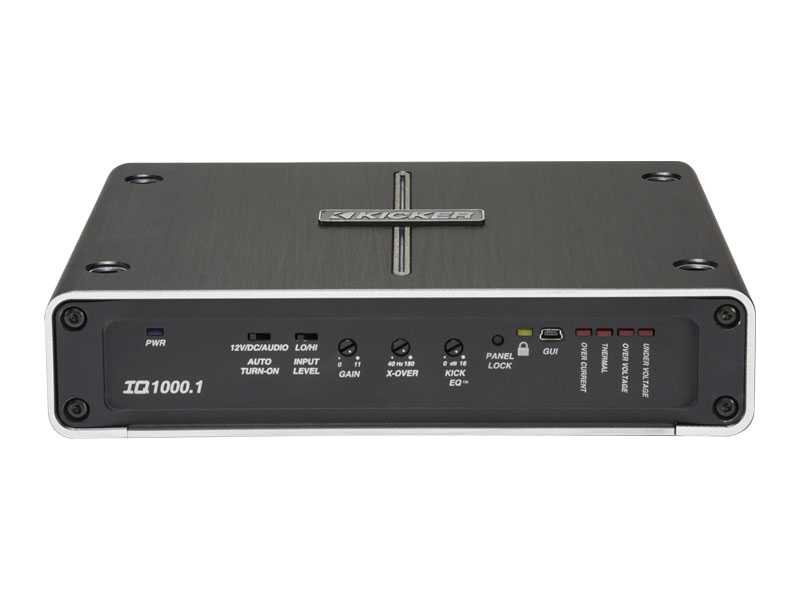 1-канальный усилитель (Моноблок) KICKER IQ1000.1 – цена, описание и отзывы — фото