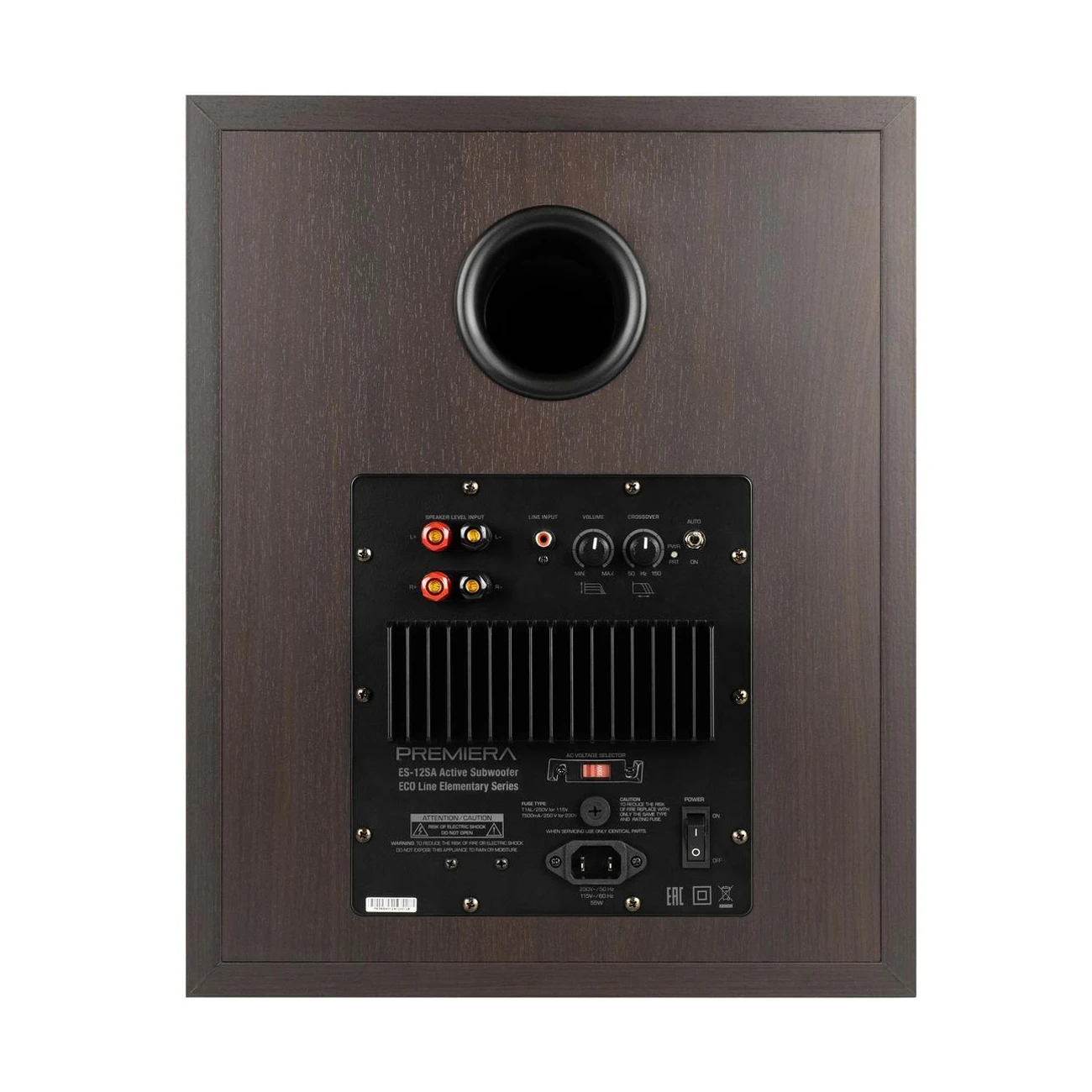 Сабвуфер PREMIERA ES-12SA Mocca wood grain – цена, описание и отзывы — фото