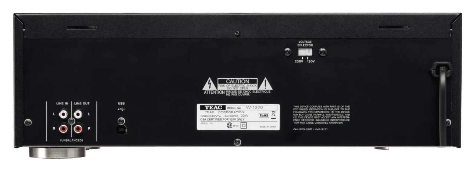 Кассетный магнитофон TEAC W-1200 – цена, описание и отзывы — фото