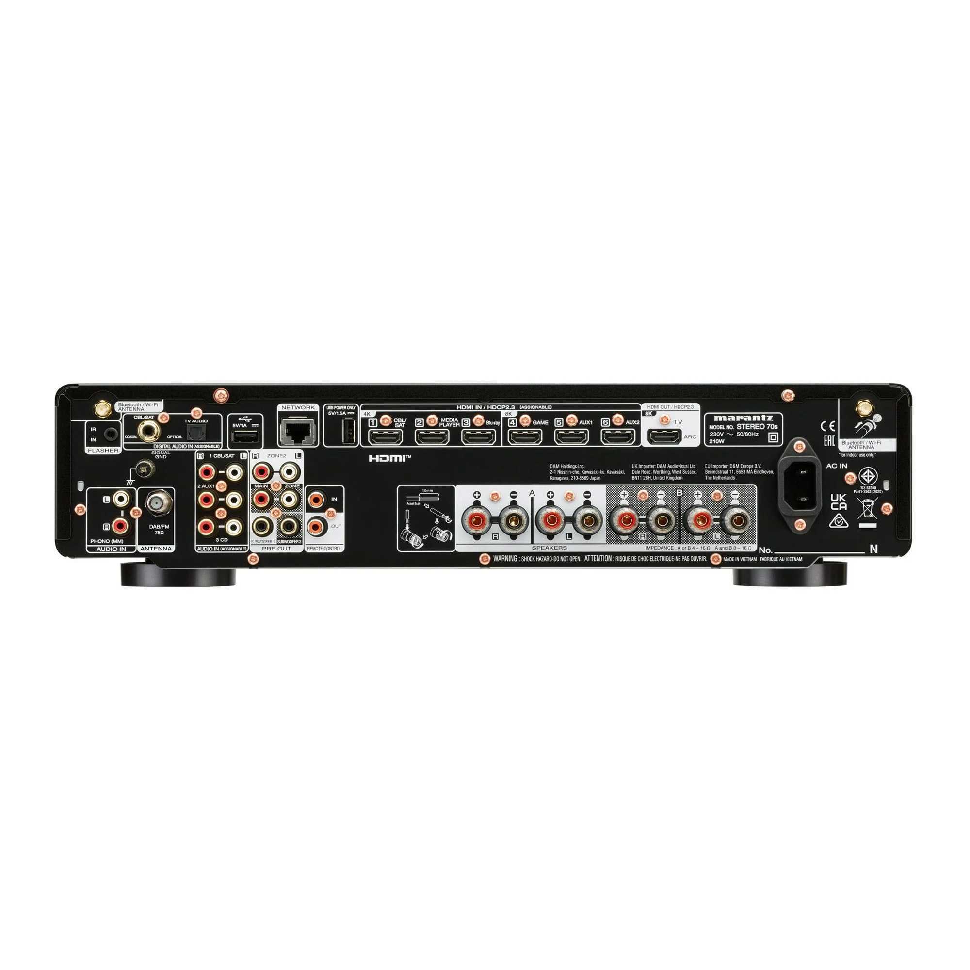 AV-ресиверы Marantz Stereo 70s Black – цена, описание и отзывы — фото
