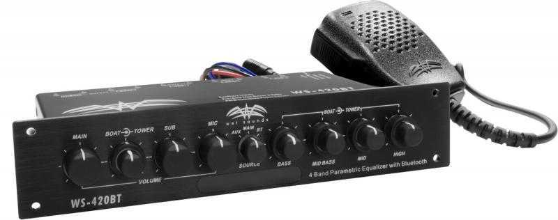 Эквалайзер морской Wet Sounds WS-420 BT