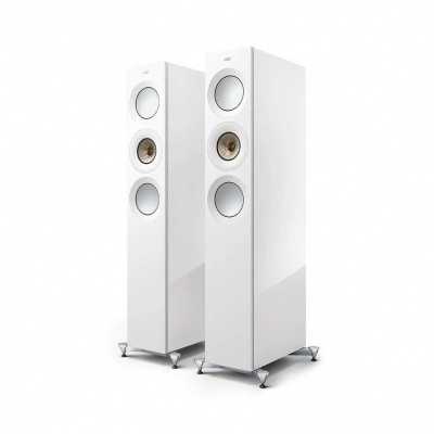 Напольная акустическая система KEF Reference 3 Meta High Gloss White Champagne – цена, описание и отзывы — фото