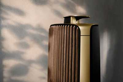 Напольная акустическая система Bang & Olufsen Beolab 50 Brass Tone, Black Cover / Smoked Oak Side Panel – цена, описание и отзывы — фото
