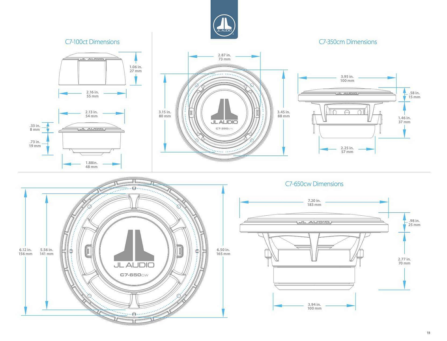 ТОП линейка JL Audio C7