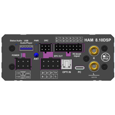 4-канальный усилитель+DSP Hellion HAM 8.10DSP – цена, описание и отзывы — фото