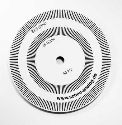 Стробоскопический диск Scheu Analog Stroboscope Disc – цена, описание и отзывы — фото